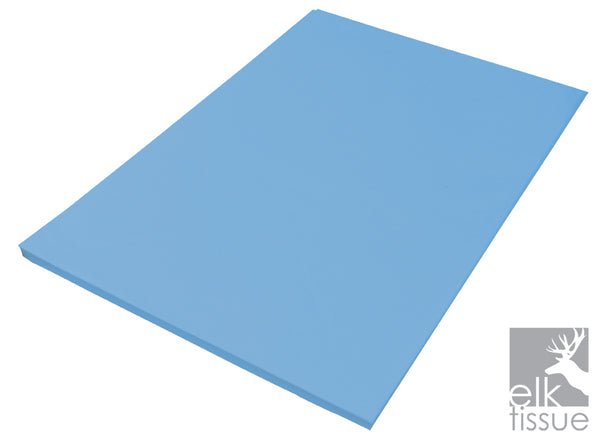 Turquoise Blue Tissue Paper - Acid Free 500 x 750mm (Bulk 480 Sheets) - PackQueen