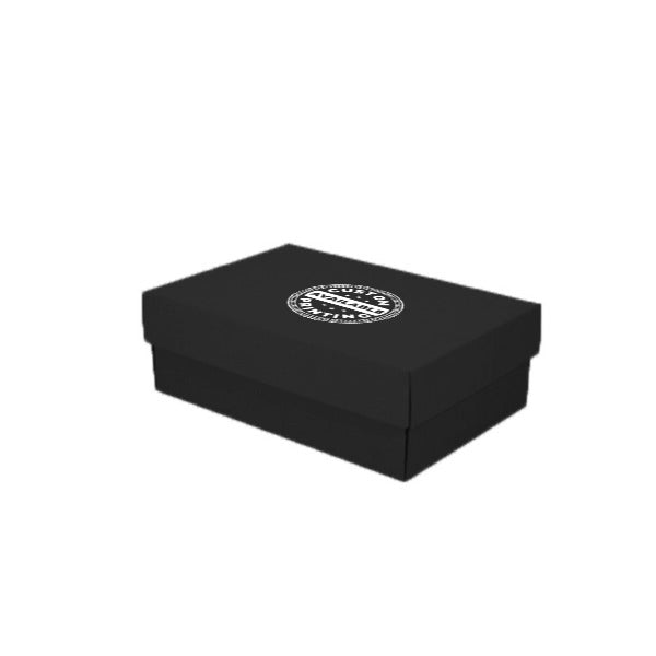 Two Piece Cardboard Shoe Box - 100mm High (Base & Lid) - PackQueen