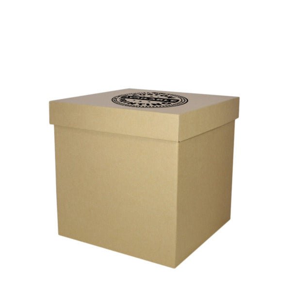 Two Piece Square Cardboard Gift Box 300mm Cube - PackQueen