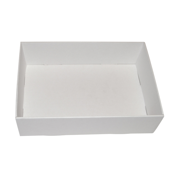 Large Gourmet Hamper Display Tray Only 25126 - Kraft White (Optional Outer Display Box Available) (MTO)