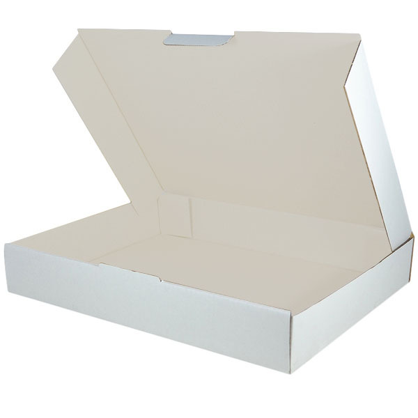 Large Post Box for 5kg Post Satchel - Kraft White (white Inside) [Value Buy]