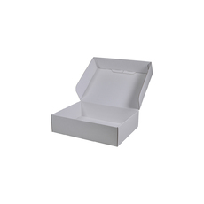 One Piece Mailing Gift Box 23402 with Full Depth Lid - Kraft White (MTO)