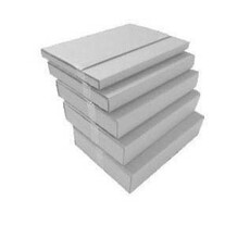 A1 Multi Crease Box (1 Box 5 Heights 10/20/30/40/50mm) - Kraft White (MTO)