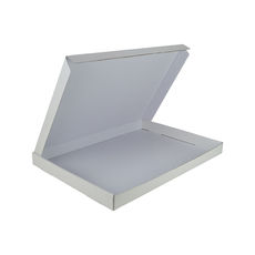 A4 Oversized One Piece Gift Box - Premium Matt White Cardboard (White Inside) (MTO)