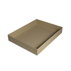Slim Line A4 Gift Box - Recycled Brown Paperboard (285gsm) (Base & Lid)