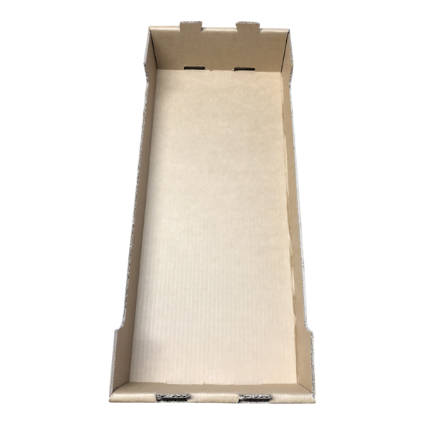 Medium Heavy Duty Stackable Cardboard Catering and Storage Tray (One Piece Self Locking) - Kraft Brown (MTO)