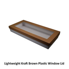 Imported White Catering Tray 80mm High - Large with optional lid (Lid Sold Separately) (700-21166)