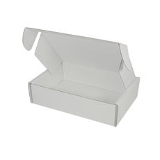 One Piece Postage & Mailing Box 15905 - Kraft White (White Inside) (MTO)