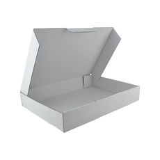One Piece Postage & Mailing Box 17565 - Kraft White (White Inside) (MTO)