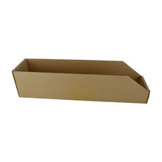 Pick Bin Box & Part Box 17974 (One Piece Self Locking Cardboard Storage Box) - Kraft Brown (MTO)