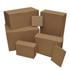 Medium Postage Box - Brown [Value Buy] (BXP3)