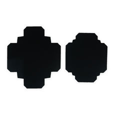 Slim Line A4 Gift Box - Gloss Black Paperboard (285gsm) (Base & Lid)