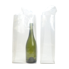 Single Clear EPI - Biodegradeable Wine Plastic Bag - 250 PACK
