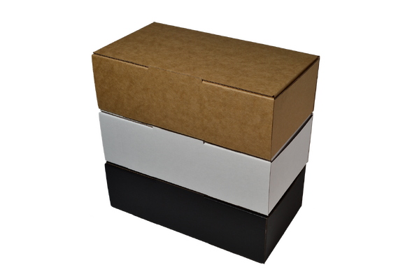 One Piece Postage & Gift Box 28722 - Kraft White [Value Buy]