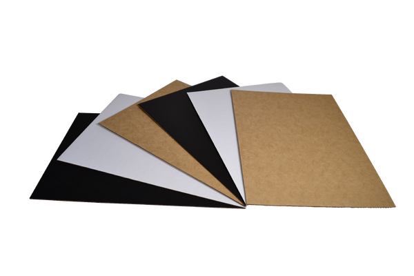 SAMPLE A1 Cardboard Sheet (594mm x 841mm x 1.5mm) - Kraft White