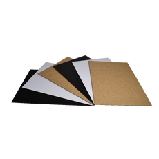 A5 Cardboard Sheet (148mm x 210mm x 1.5mm) - Kraft Black