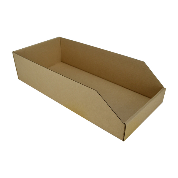 Pick Bin Box & Part Box 17977 (One Piece Self Locking Cardboard Storage Box) - Kraft Brown (MTO)