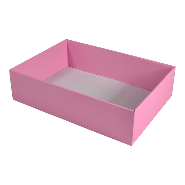 Large Gourmet Hamper Display Tray Only 25126 (Optional Outer Display Box Available) - Matt Baby Pink (MTO)