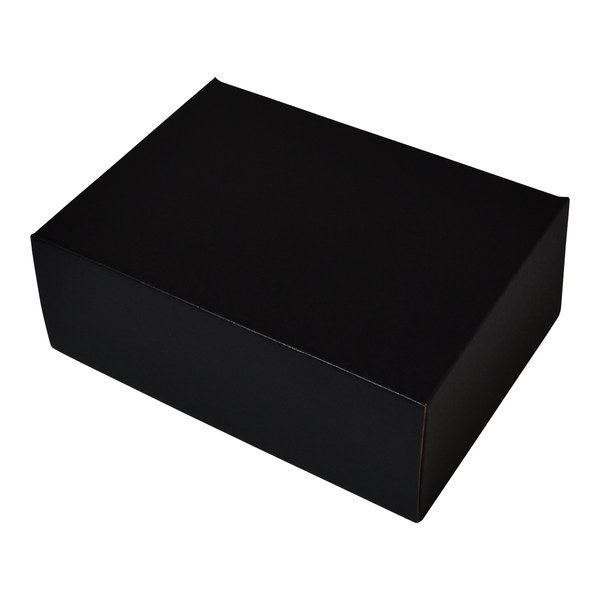 Premium Heavy Duty 6 Cupcake Box Mailer 28856 with Optional Insert (Please see 700-28858) - Premium Matt Black (White Inside) (MTO)