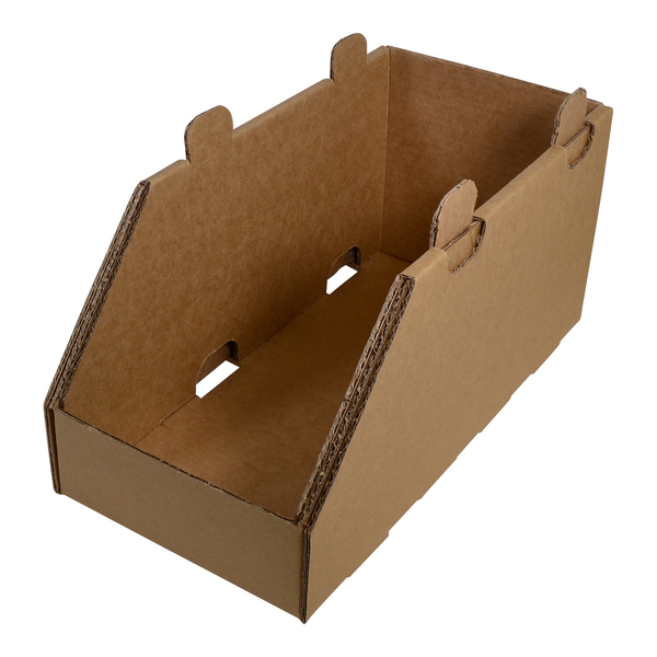 SUPER Strong 1EB Stackable Pick Bin Box & Part Box 29319 - Kraft Brown (MTO)