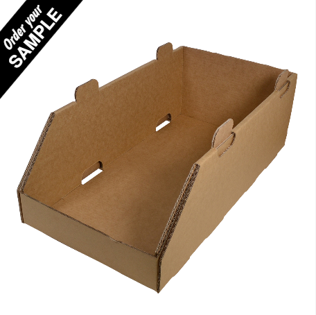 SAMPLE - 1EB - SUPER Strong Stackable Pick Bin Box & Part Box 29322 - Kraft Brown