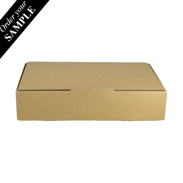 SAMPLE - B Flute - Medium Post Box for 3kg Post Satchel - Kraft Brown