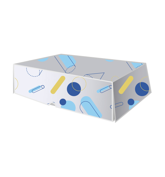 CUSTOM FULL COLOUR PRINTED (CMYK) Six Donut & Cake Box - Paperboard (285gsm)