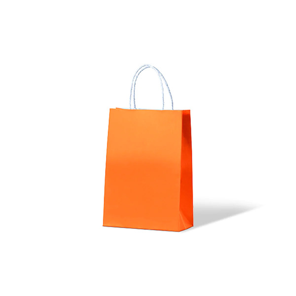Junior Carnival Paper Gift Bag - Orange - 250 PACK