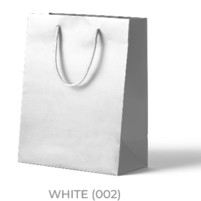 Gift bag with white rope handle