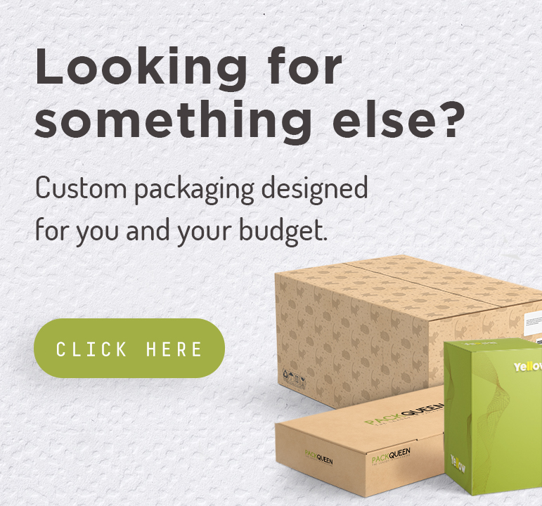 Graphic showing "looking for something else" with mailing boxes. | PackQueen