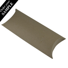 SAMPLE - Premium Pillow Pack Narrow - Recycled Brown Paperboard (285gsm)