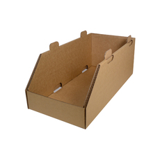SUPER Strong 1EB Stackable Pick Bin & Part Box 29153 (Small) - Kraft Brown [FITS 2 x 4 STANDARD PALLET] (MTO)