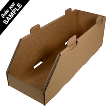 SAMPLE - 1EB - SUPER Strong Stackable Pick Bin Box & Part Box 29321 - Kraft Brown