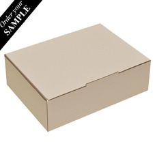 SAMPLE - A4 Postage Box - White (Brown Inside) (BXP2)