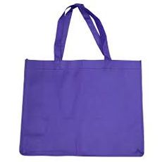 OUT OF STOCK -Carnival Non Woven Bags - Purple - 100PK