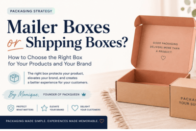 Mailer Box vs Shipping Box: Which Is Right for Your Ecommerce Business? - PackQueen