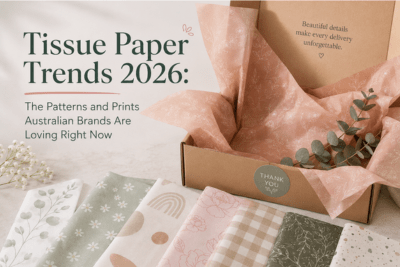 Tissue Paper Trends 2026: The Patterns and Prints Australian Brands Are Loving Right Now - PackQueen