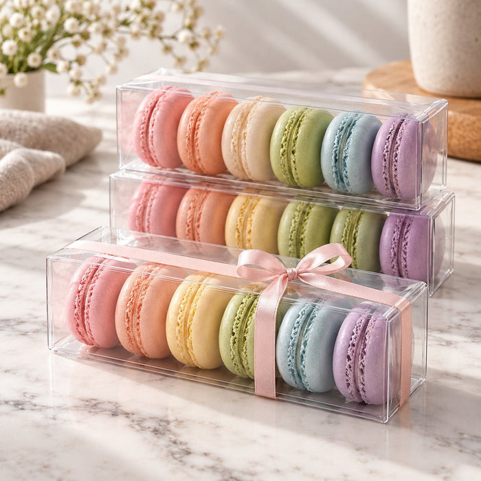 Clear Macaron Boxes