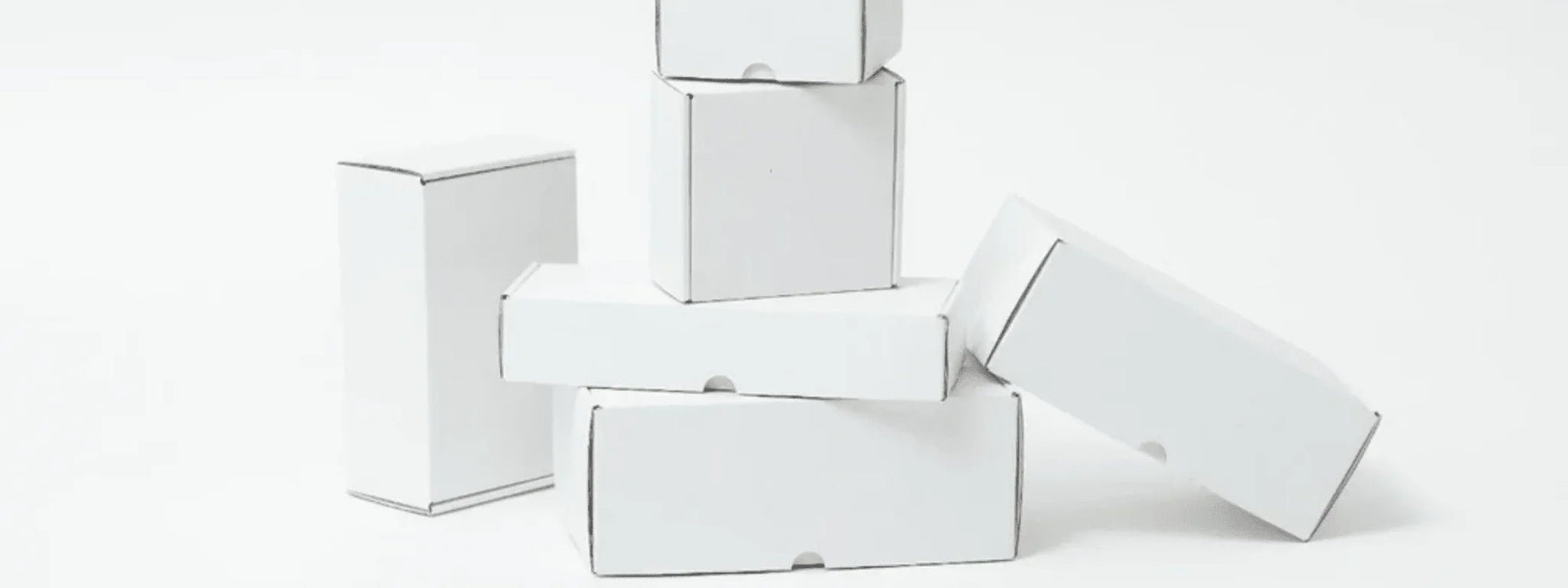 White Mailing Boxes
