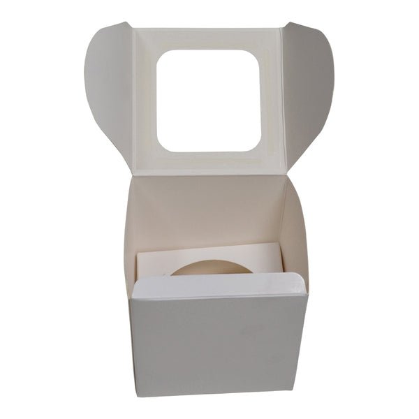 1 Cupcake Box with removable insert - Paperboard (285gsm) - PackQueen