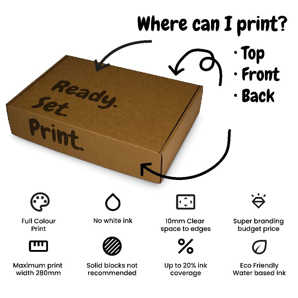 100% Recyclable Budget Mailing & Shipping Box - Plain or Printed