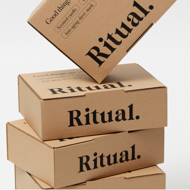Custom printed kraft mailing boxes with brand logo