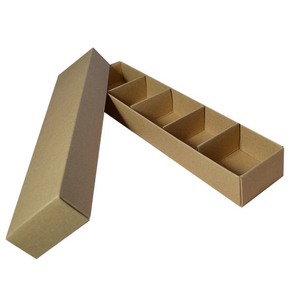 5 Macaroon & Choc Box - Paperboard (Base, Insert & Lid) - PackQueen