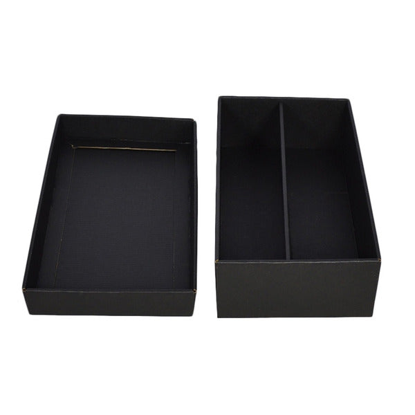 Two Piece Double Wine Gift Box with divider (Base & Lid)