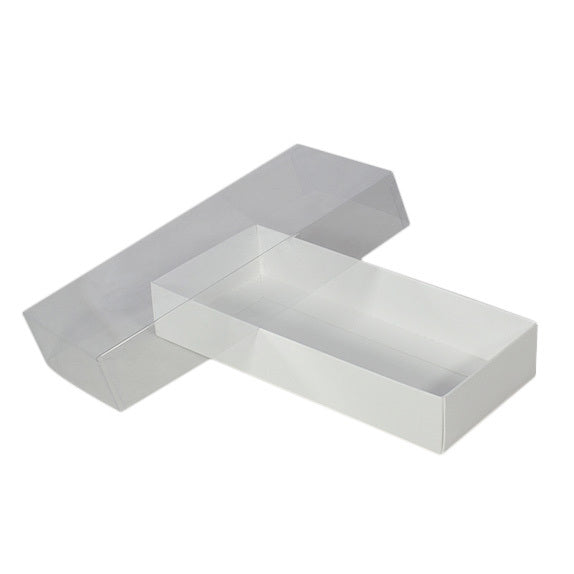 Rectangle 10 Gift Box with Clear Lid - Paperboard