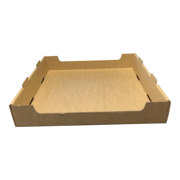 Large Heavy Duty Stackable Cardboard Catering and Storage Tray (One Piece Self Locking)