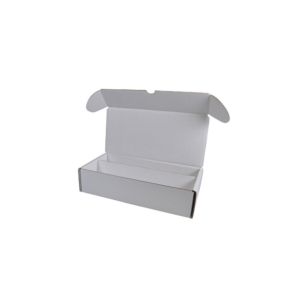 One Piece 330mm Double Wine Bottle Postage Box [REMOVABLE INSERT]
