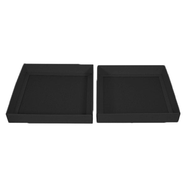 Two Piece 300mm Square Cardboard Gift Box - 50mm High