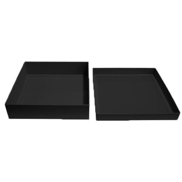 Two Piece 400mm Square Cardboard Gift Box - 100mm High