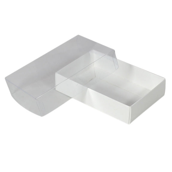 Rectangle 6 Gift Box with Clear Lid - Paperboard (285gsm)